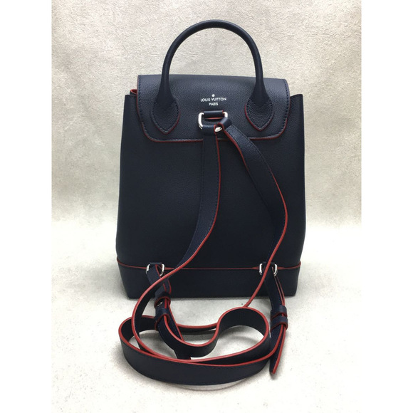 Louis Vuitton Leather LockMe Backpack Noir Black - Picture 4 of 6